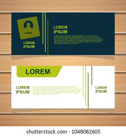 banner template. modern design background. vector.