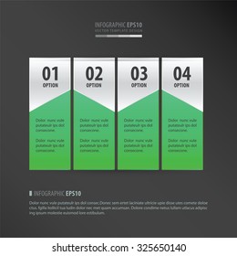 banner template   neon green