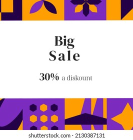 banner template new post big sale. Suitable for social media posts and web or internet advertising. Vector illustration