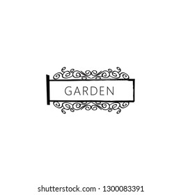 Banner template on white background