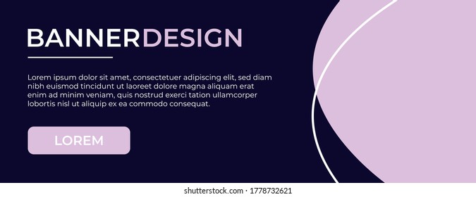 plantilla de banner . diseño de banner web morado con estilo moderno. plantilla de banner para medios sociales , sitios web. y cualquier otro