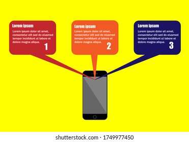 Plantilla de banner con un diseño de smartphone
