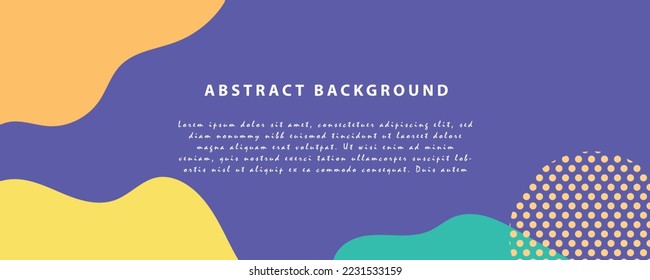 plantilla de banner con colores sutiles, fondo abstracto. rojo, amarillo, suave.