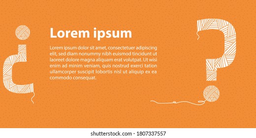Banner template, textile, visual field for promoting the company.