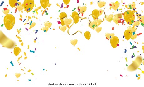 Banner template vector background design beautiful balloon illustration Perfect for Celebrations, Party Decorations, Invitations, and Creative Projects
