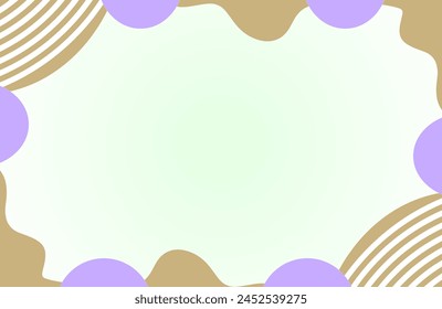 Banner Template Vector. Gradient Color Background Illustration.