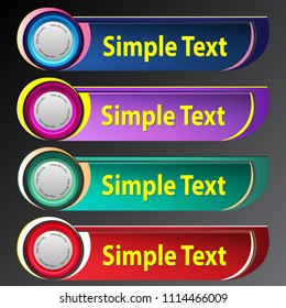 banner template Vector illustration