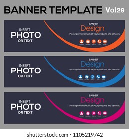  banner Template for web design and Business.