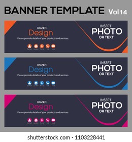  banner Template for web site design.