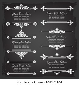 Banner templates, elements. Set