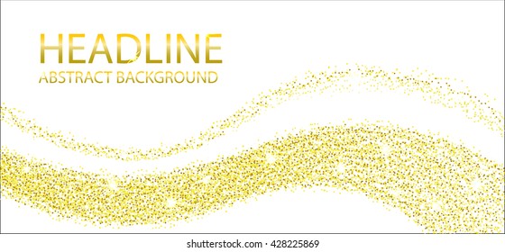 Banner templates with golden theme. Vector illustration for pretty design. Ethnic gold vintage frame. Yellow and white colors. Border, frame, icon elements.