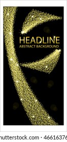 Banner templates with golden theme. Vector illustration for pretty design. Ethnic gold vintage frame. Yellow and white colors. Border, frame, icon elements.