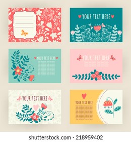 Banner templates. Greeting cards or invitations. Business cards.