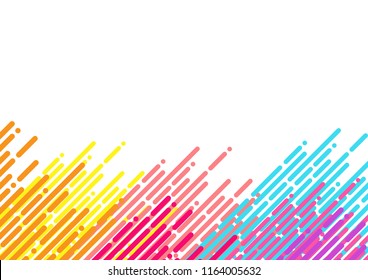 Banner templates memphis style geometric pattern. Colorful apstract background with lines, circles, squares and copy space. Vector Illustration.