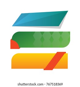 Banner templates for presentation 
