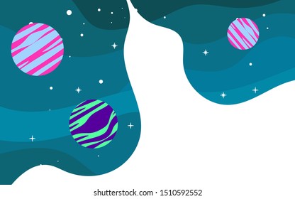 banner templates. universe. space. space trip. design. vector illustration
