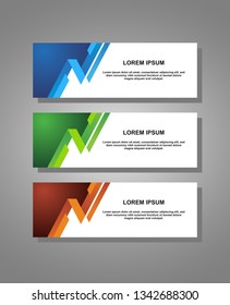 Banner templates vector
