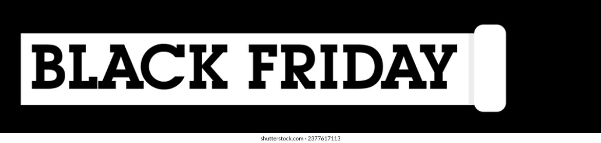 Cartel con texto NEGRO VIERNES  