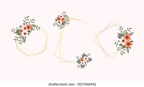 Cartel de texto con fondo floral. Volante Floral para el 8 de marzo, día de la mujer, tarjetas de felicitación, invitaciones de boda, marco de invitaciones, oferta, descuento. Etiqueta Ilustración vectorial.
