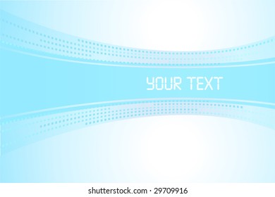 Banner for the text on a light blue background