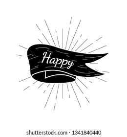 Banner con un vector de bienvenida de texto