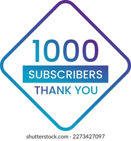 Banner thank you 1000 subscribers