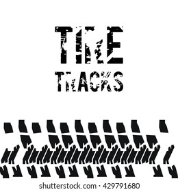 Banner tire tracks.