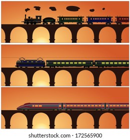 banner train history bridge