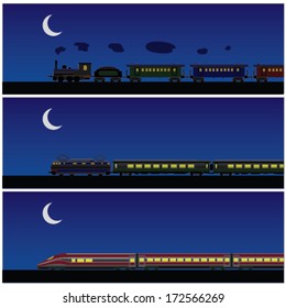 banner train history night