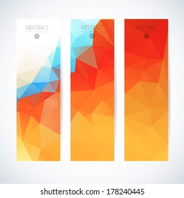 banner triangle vector vertical rainbow set logo upright flag vector set where yourself can choose what fits excellent your project banner triangle vector vertical rainbow set logo line water group co