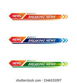 Banner TV vector icon illustration design template