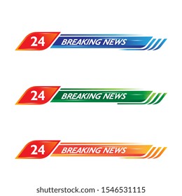 Banner TV vector icon illustration design template