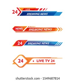 Banner TV vector icon illustration design template