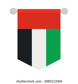 banner with uae flag design