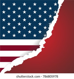 banner USA flag