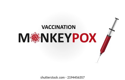 Vacunación de pancartas contra el virus de la varicela. Brote pandémico del virus de la varicela. Ilustración del vector
