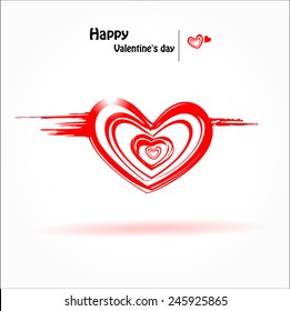Banner for the Valentine's day.