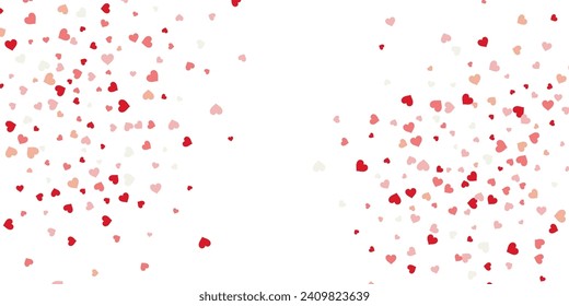 Banner for Valentines Day with a hearts pattern design