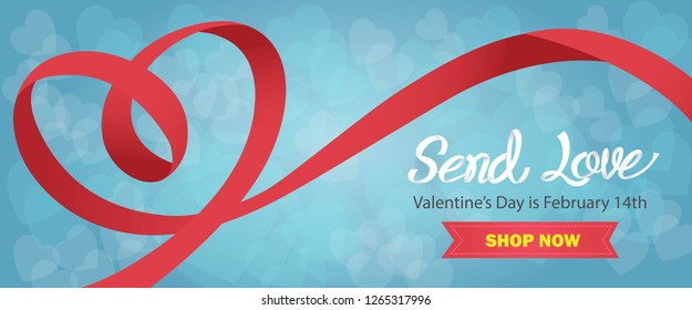 banner for the Valentine's Day website