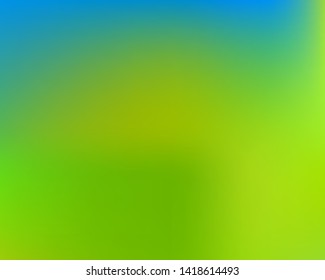 Banner from various elements of the environment. EPS. Vector illustration artbook. Graceful splash and spreading spot. Green gradient various elements that form multicolored blurred graphics.