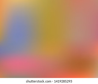 Banner from various elements of the environment. EPS. Vector illustration space. Nice splash and spreading spot. Pink gradient various elements that form multicolored blurred graphics.