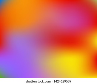 Banner from various elements of the environment. Unreal splash and spreading spot. EPS. Vector illustration invite. Red gradient various elements that form multicolored blurred graphics.