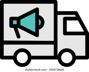 icono de línea de color del vector de banners