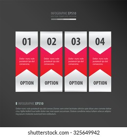 banner vector design    neon pink