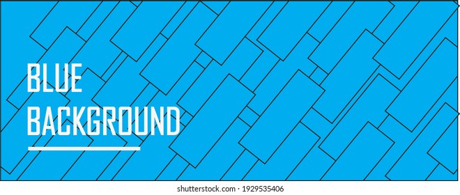 Banner vector design with stacked line style background display. Black and blue. Suitable for printing, wallpaper, decoration, website, editing, thumbnail, presentation and other purposes.