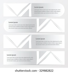  Banner vector design  white color