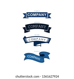 banner vector with different style