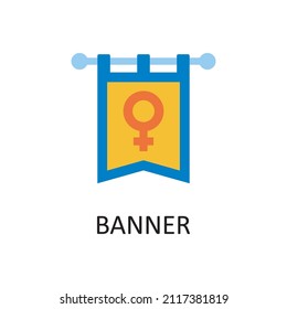 Banner vector Flat Icon Design illustration. Home Improvements Symbol on White background EPS 10 File