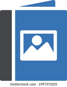 banner vector glyph colour icon