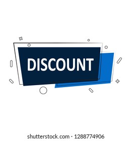Banner. Vector graphics. Big discount.